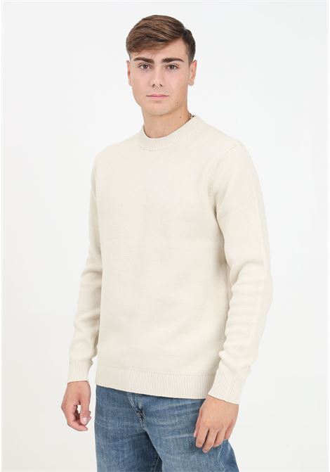 Maglioncino girocollo beige da uomo SELECTED HOMME | 16092599Oatmeal